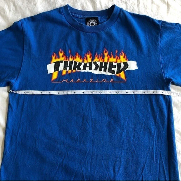 Thrasher Flame Graphic Tee Shirt - Picture 4 of 8